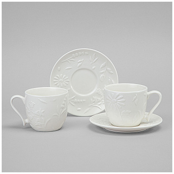 ЧАЙНЫЙ НАБОР LEFARD "FLOWERS STORY" НА 2 ПЕР. 4 ПР. 220 МЛ (474-253)