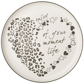 ТАРЕЛКА ЗАКУСОЧНАЯ LEFARD "LOVE YOU" 20,5 СМ (КОР=40ШТ.) (165-562)