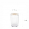 Банка для хранения сыпучих продуктов "Эстетика" 1,4л круглая (бело-бежевый) М8732