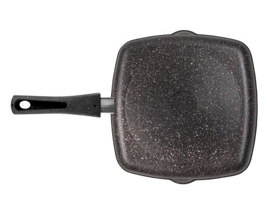 Сковорода гриль 280/280мм со съемной ручкой без крышки сг2852аг 