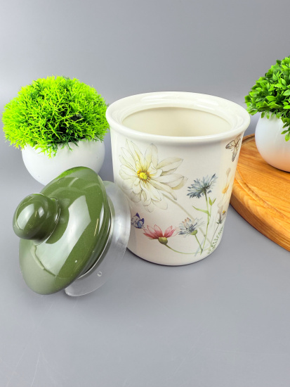 Банка для хранения 480мл "Полевые цветы" 527-317