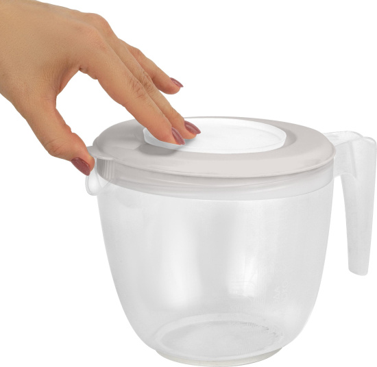 Емкость для миксера мерная HELSINKI с крышкой 1,9 л пепельный жемчуг PT111010024