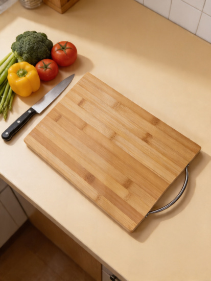 Доска разделочная с металлической ручкой 20*30*1.8см OLS-129-11