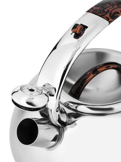 Чайник 3,0л нержавеющая  сталь НМ 5533/2 со свистком (в)