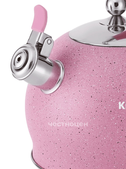 Чайник из нержавеющей стали, со свистком,3л, ROSE Ч-05