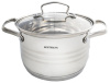 Кастрюля 3,1л, нержавеющая сталь, НМ 51118 (18см)