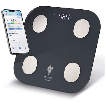 Весы напольные Leonord LE-1216 Bluetooth (стеклянная поверхность, 180 кг) 108265