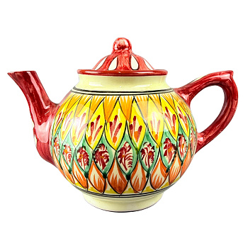 Чайник заварочный 1,0л красный