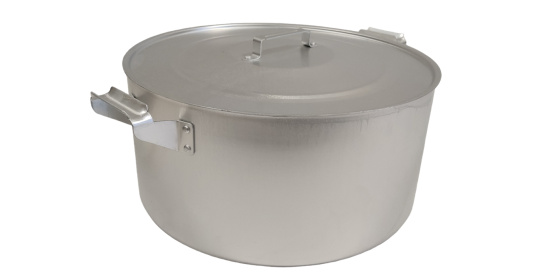 Кастрюля 30 л, 2 руч., мет./кр. Алюминий марки А5 14300