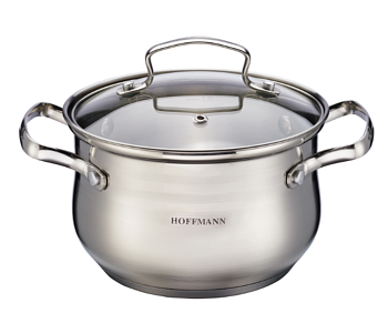 Кастрюля 2,8л нержавеющая сталь НМ 54118 (18см)