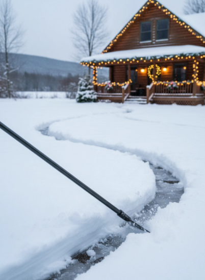 Ледоруб с топором Б-2 (800гр) с металлическим черенком L-1200 (1101) 10365