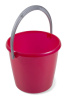Ведро "Соло" 3л с крышкой перламутровое красное С630ККРА