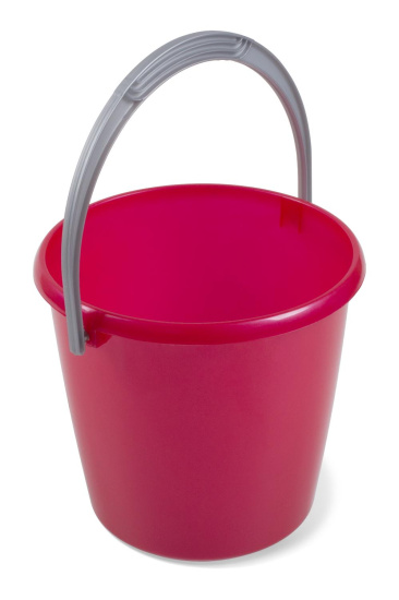 Ведро "Соло" 3л с крышкой перламутровое красное С630ККРА