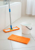 Насадка для швабры Бархат EZ014 на резинке оранжевая