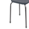 Табурет "Фабрик 3" без обода на 4-х опорах ТФ03 темно-серый