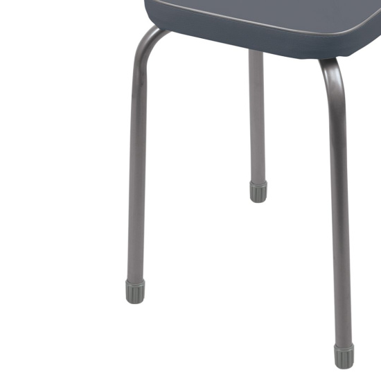 Табурет "Фабрик 3" без обода на 4-х опорах ТФ03 темно-серый