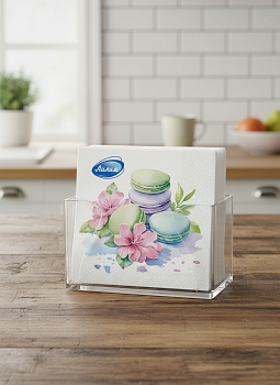 Салфетки бумажные "Лилия""Десерт" 33х33 2-х сл.20л