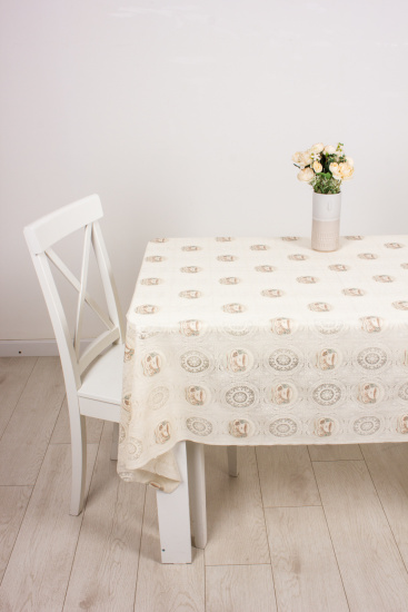 Клеенка 137см Lace Print CYM-602С2 беж