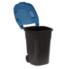 Бак для мусора 65л на колес синий М4664