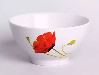 Пиала 370см3 Алый мак 089512