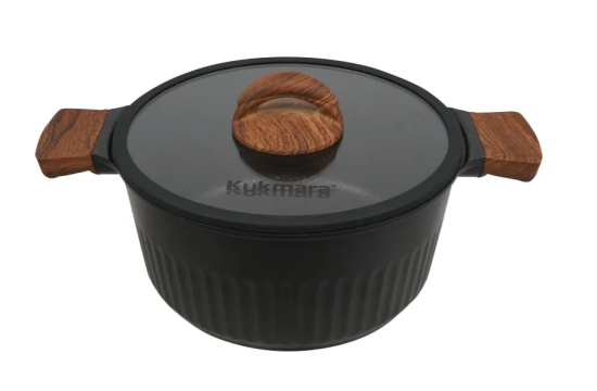 Кастрюля 5,2л со стеклянной крышкой, АП линия "Stella" (ristretto) кср52а 