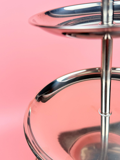 Этажерка серебро 14*20*23см OLS-9414-12