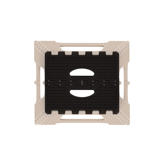 Табурет складной "Плетенка" большой М7093 мокко-бежевый