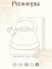 Чайник 3,5л с черной ручкой LK-301 OLS-301