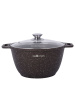 Кастрюля 3,0л со стекл. кр. АП (кофейный мрамор) Marble Induction кмки32а Кастрюля 3,0л со стекл. кр. АП (кофейный мрамор) Marble Induction кмки32а