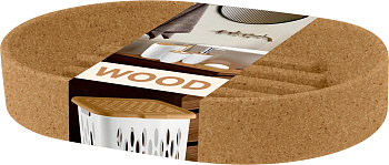 Мыльница Keeplex Wood 12x8,3x2см KL500610624