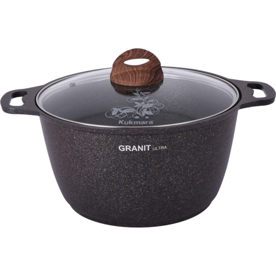 Кастрюля 6,0л со ст/кр АП линия "Granit ultra" (blue) кгг62а