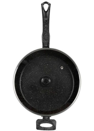 Сотейник 260 мм, 2 руч., ст./кр, а/п. Easy Stone. Алюминий марки А5 6926352