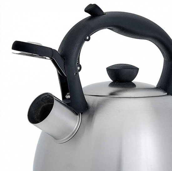 Чайник для плиты 2,0л нержавеющая сталь WEBBER ВЕ-0578 со свистком 
