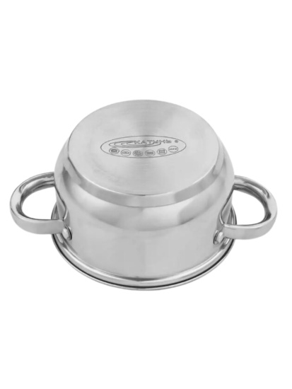 Кастрюля 1,0л "Гретта" с металл крышкой KT04-D-14м