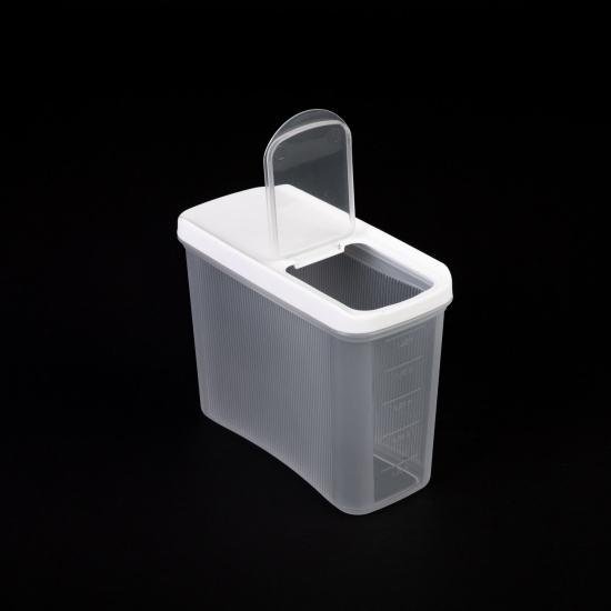 Емкость для сыпучих продуктов "Лайн" 1,5л (белый) М9003