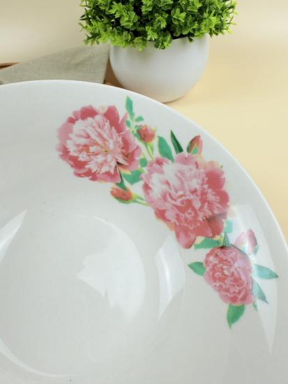 Салатник Eclipse "Пионы" 360 мл, 15,5 см, 6" с6-7435# (эконом) фарфор 84802