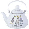 ЧАЙНИК AGNESS  ЭМАЛИРОВАННЫЙ СЕРИЯ "FAMILY FARM", 1,3 Л (934-625)