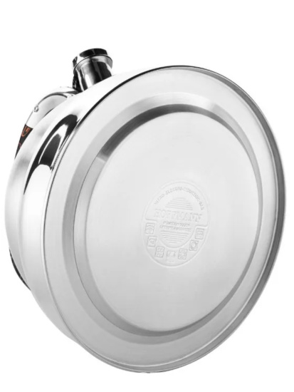 Чайник для плиты 4,8л нержавеющая сталь НМ 5586 со свистком 