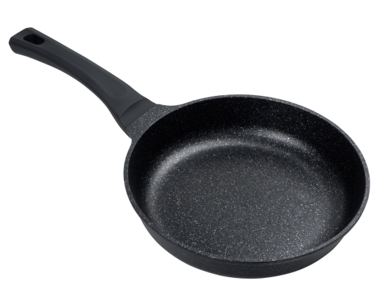 Сковорода 280/57мм Серебро Induction с пластиковой ручкой с крышкой (п/у), ис9282ср 