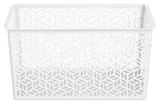 Корзинка универсальная "Линден" 6,7л, 290х190х150мм (белый) 221313429/01