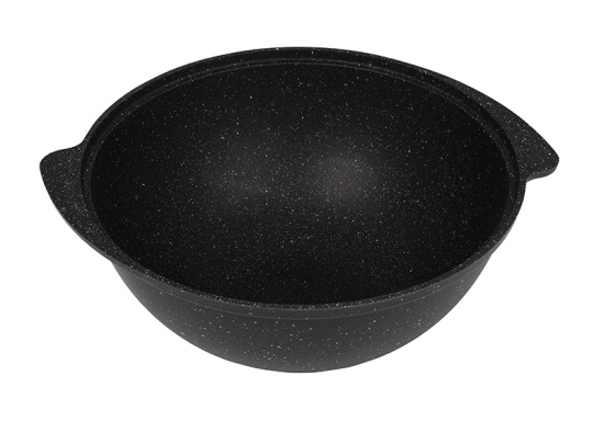 Казан для плова 3,5л со стеклянной кр.  АП (темный мрамор) кмт37а