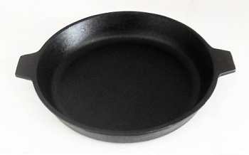 Сковорода чугунная с двумя ушками 240*40 у4040 Сковорода чугунная с двумя ушками 240*40 у4040