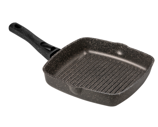 Сковорода гриль 280/280мм со съемной ручкой без крышки сг2852аг 