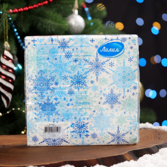 Салфетки Лилия 33*33 "Вьюга" 2сл 20л (1503)