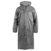 Дождевик-плащ EVA серый на кнопках, рукав на резинках EVA12GR