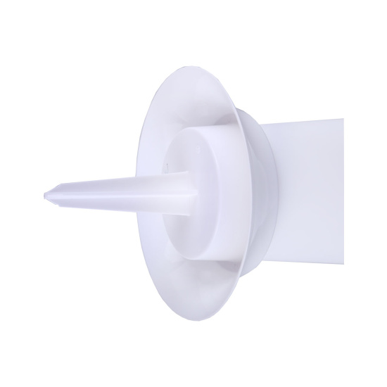 Ваза под срезку Д190мм, В410мм (с колышком)(белый) М3048