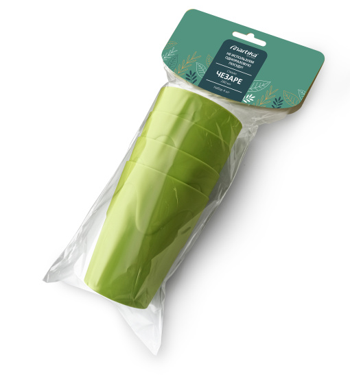 Стакан для холодных напитков "Чезаре" 280мл набор 4шт С564