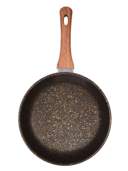 Сковорода 240мм с ручкой,стеклянной крышкой,АП линия "Granit ultra" (black-gold) сгбг241а Сковорода 240мм с ручкой,стеклянной крышкой,АП линия "Granit ultra" (black-gold) сгбг241а