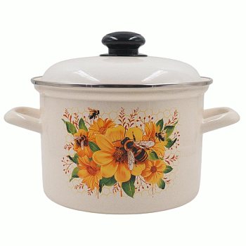 Кастрюля 2,0 литра (Цветочный мед) (С-1610АП2/4Жм)  Кастрюля 2,0 литра (Цветочный мед) (С-1610АП2/4Жм)