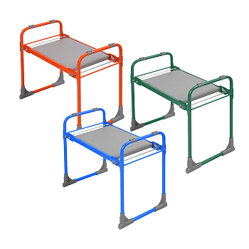 Скамейка садовая с мягким сиденьем СКМ 